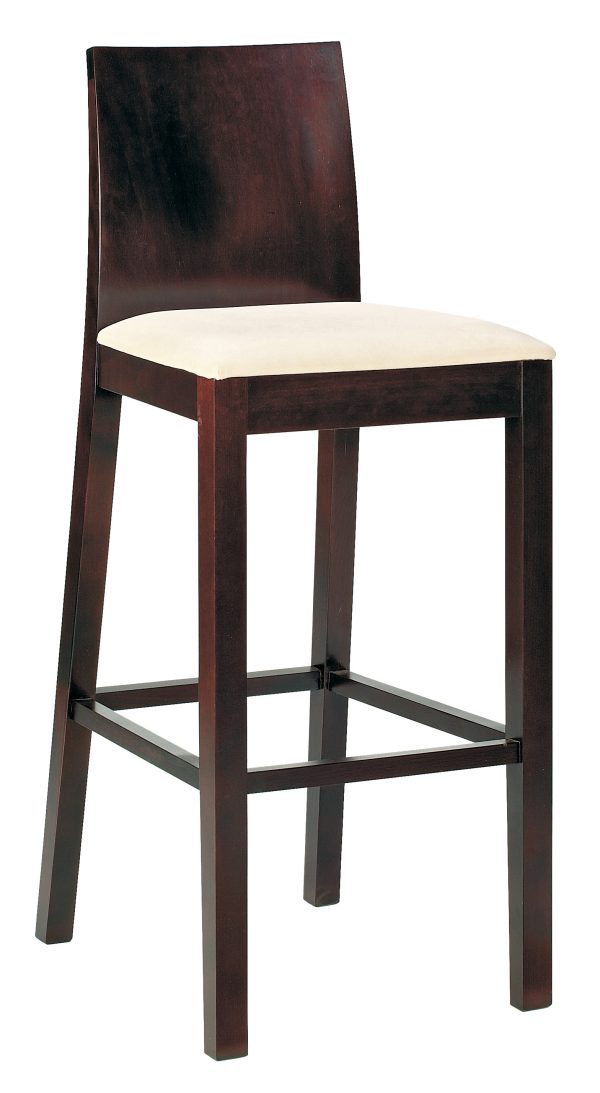 PORTLAND BAR STOOL VENEER SEAT RAW