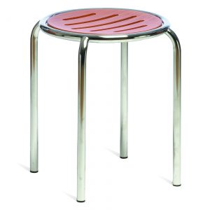 ORION MET LOWSTOOL VENEER SEAT NATURAL