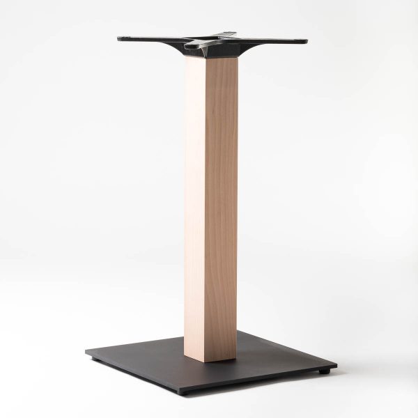 HIGH COLUMN SQUARE SOLID BEECH RAW