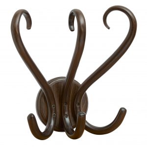 Coat Hook Fan Walnut