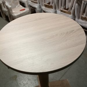 BV LAMIDUR TABLE TOP SAWCUT OAK 680mm RD