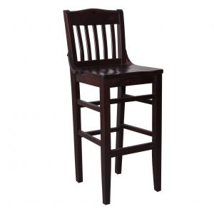 ROCHESTER BAR STOOL SOLID SEAT RAW
