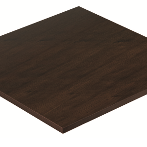 ASH VENEER TOP 800mm SQ WALNUT
