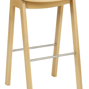 CROXLEY HIGH STOOL VENEER SEAT RAW