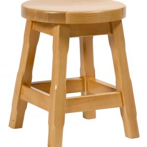 GALWAY LOW STOOL SOLID SEAT NATURAL