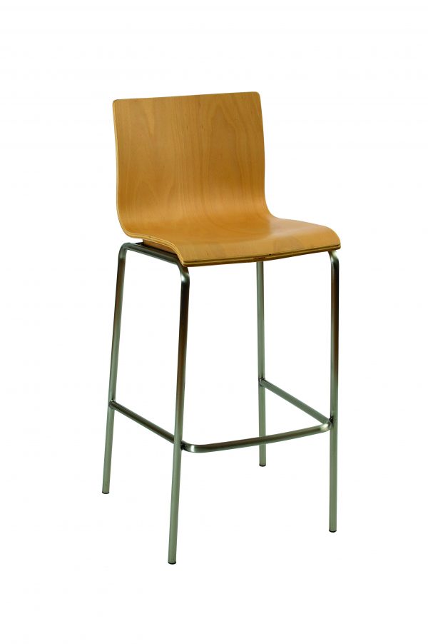 HALE BAR STOOL FRAME ONLY GUNMETAL